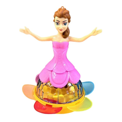 Princess Dancing Doll Toy with 3D Lights, Music &amp; Rotating Movement
