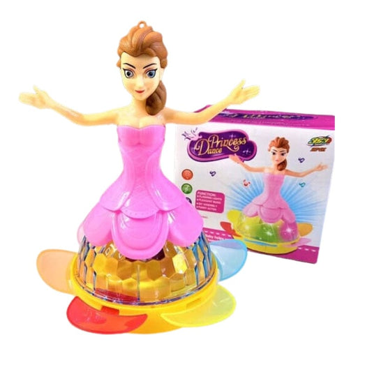 Princess Dancing Doll Toy with 3D Lights, Music &amp; Rotating Movement