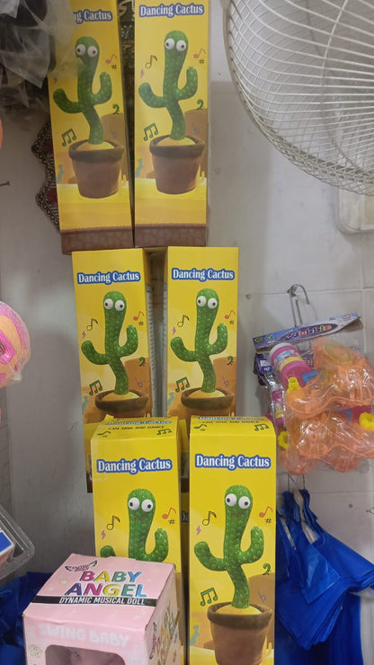Rechargeable Cute Dancing Cactus Toy for Kids | Talking Dancing Shaking &amp;