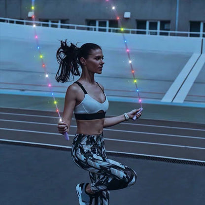 Lighting Jump Skipping Rope LED Fitness Rope for Kids &amp; Adults, - CheckNpays