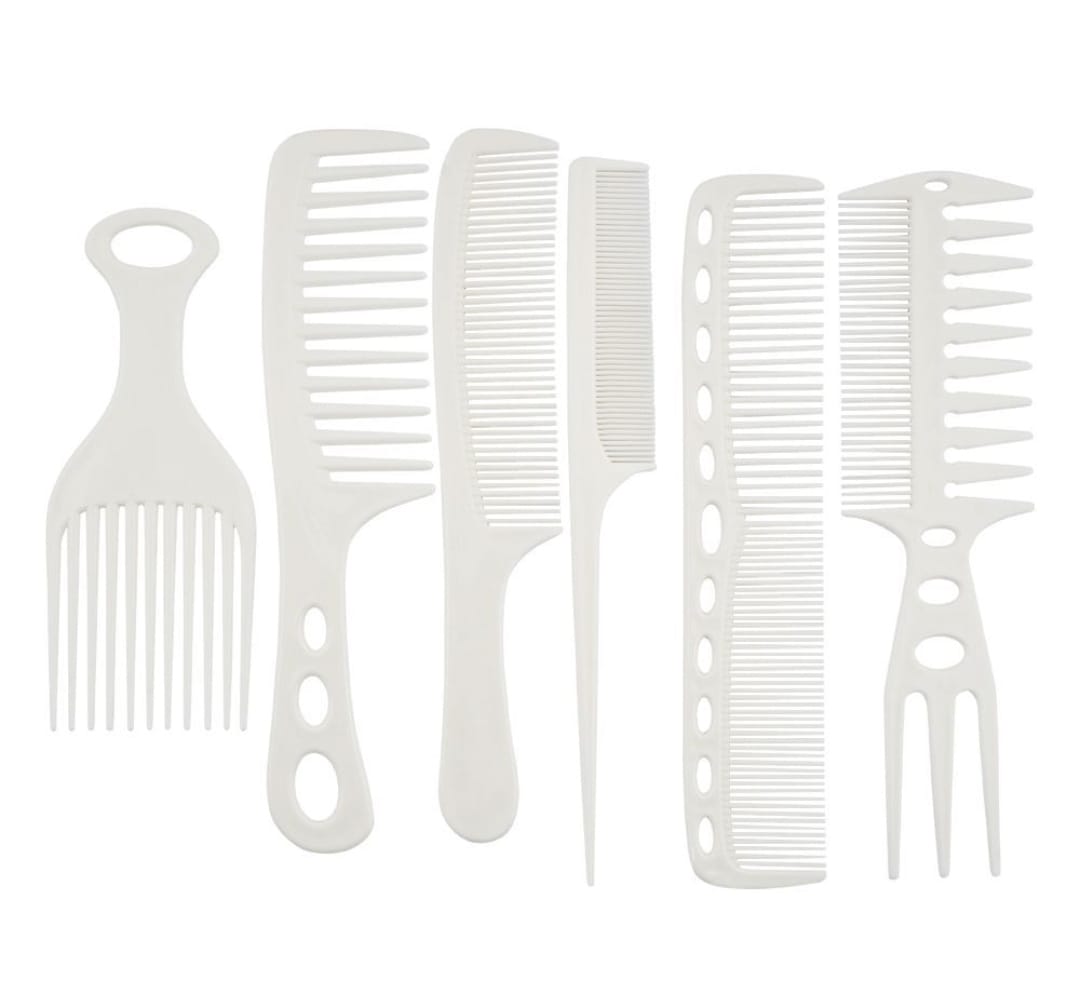 Aimeisi Multifunctional Hair Comb Set 6 Pcs Durable Styling Combs for - CheckNpays