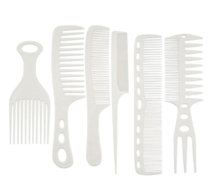 Aimeisi Multifunctional Hair Comb Set 6 Pcs Durable Styling Combs for - CheckNpays