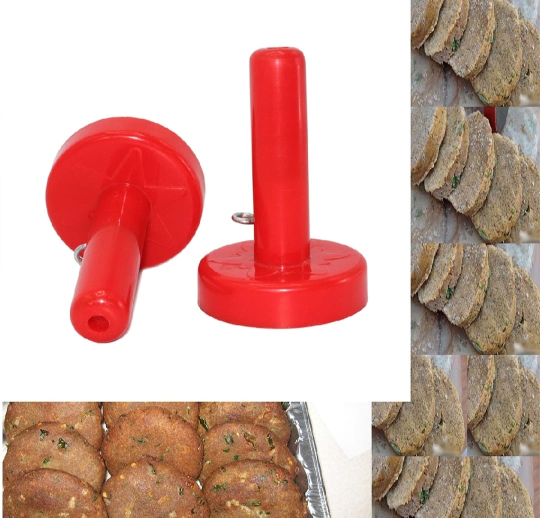 Pack of 2 Shami Kabab Makers High-Quality Plastic Saancha for Shami
