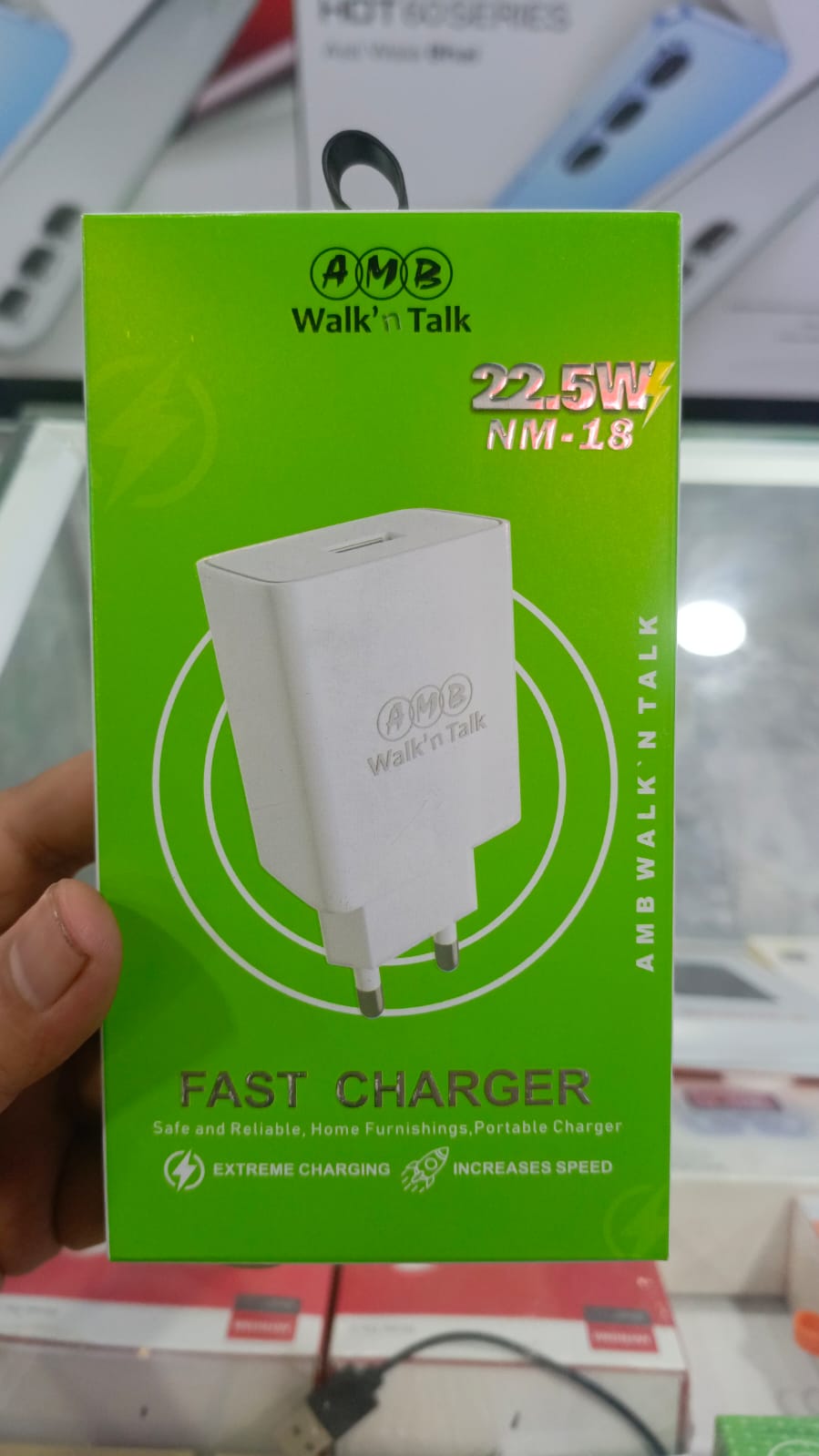 AMB Walk’n Talk 22.5W Super Fast Charger NM-18 Quick Charge &amp; - CheckNpays
