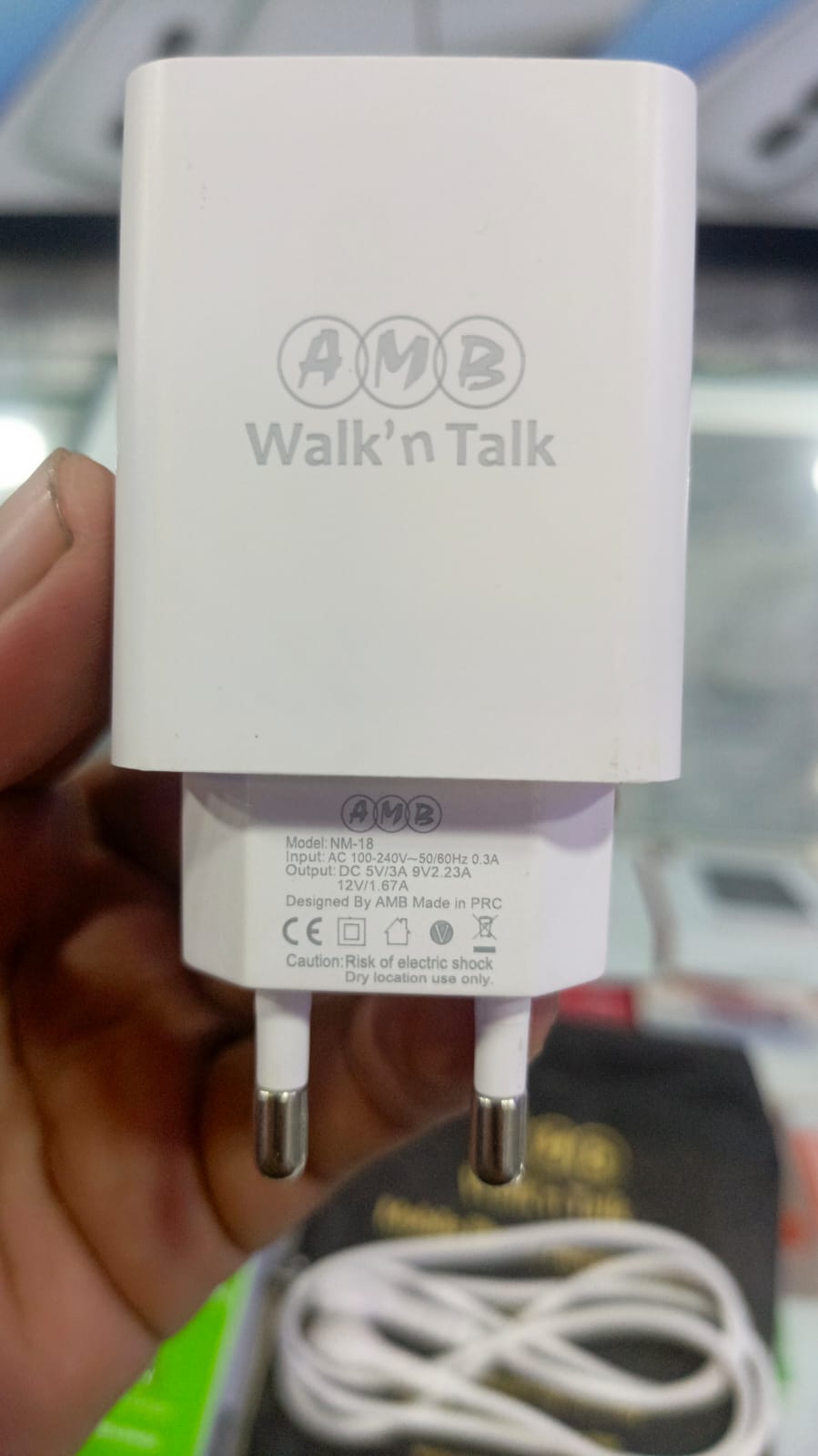 AMB Walk’n Talk 22.5W Super Fast Charger NM-18 Quick Charge &amp; - CheckNpays