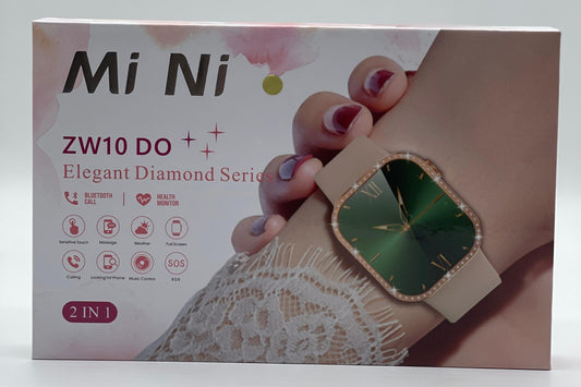 Mi Ni ZW10 DO Elegant Diamond Series Smartwatch Bluetooth Calling, Health