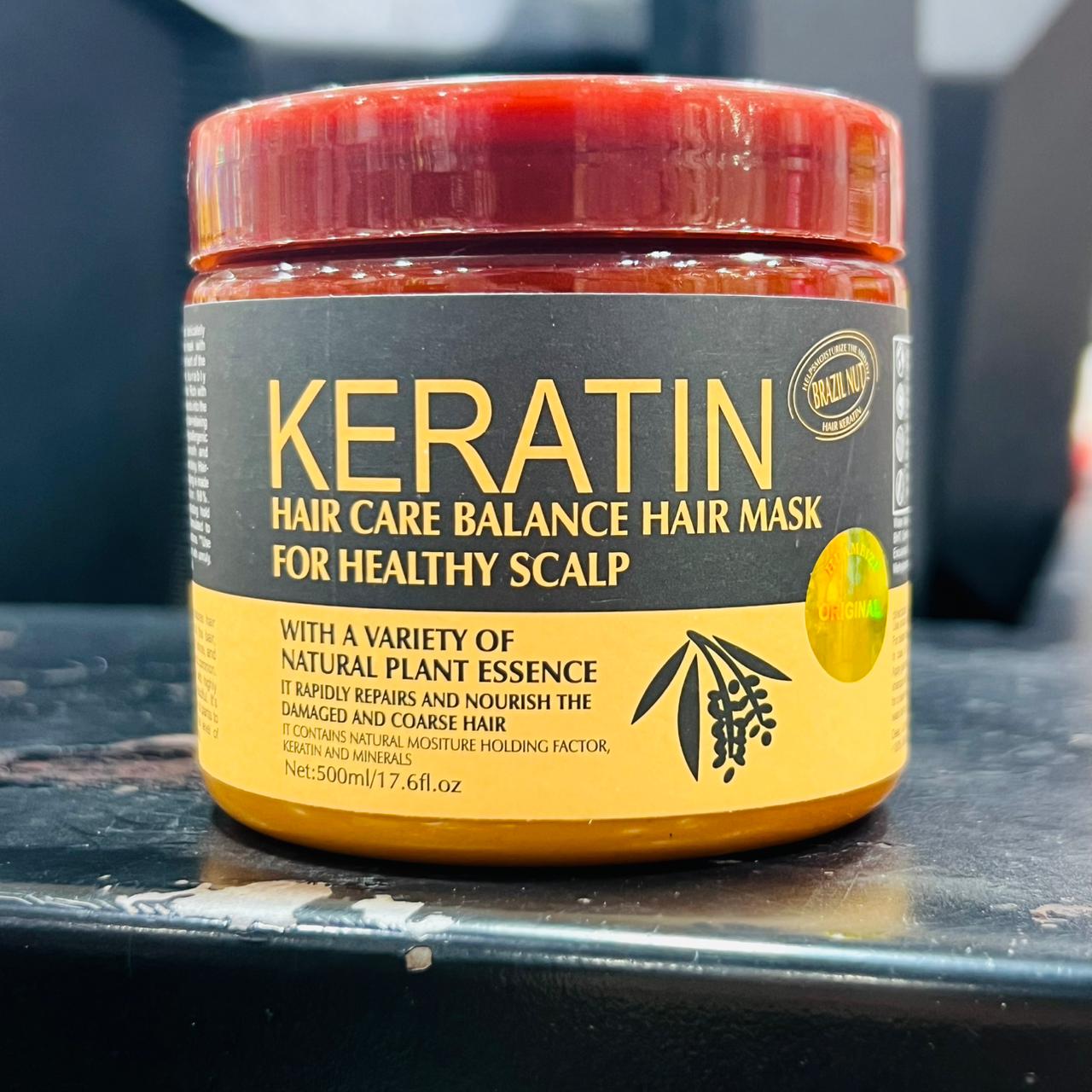 Keratin Hair Mask Treatment Deep Repair &amp; Strengthening Formula with Nourishing - CheckNpays