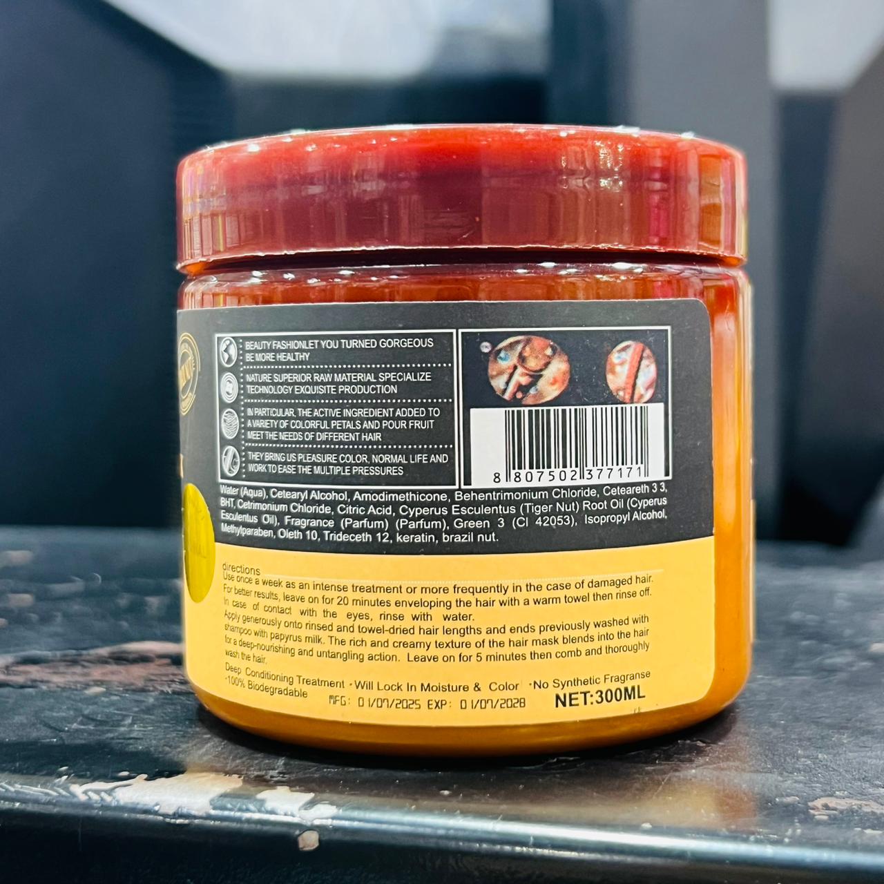 Keratin Hair Mask Treatment Deep Repair &amp; Strengthening Formula with Nourishing - CheckNpays