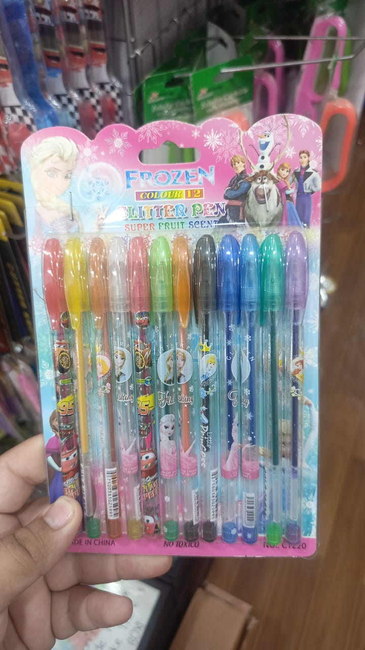 Fruit Scent Gel Glitter Pen 1.0mm Smooth Writing with a Sparkle