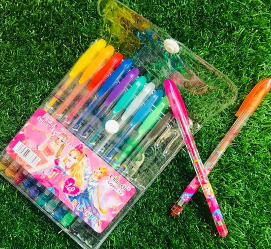 Fruit Scent Gel Glitter Pen 1.0mm Smooth Writing with a Sparkle