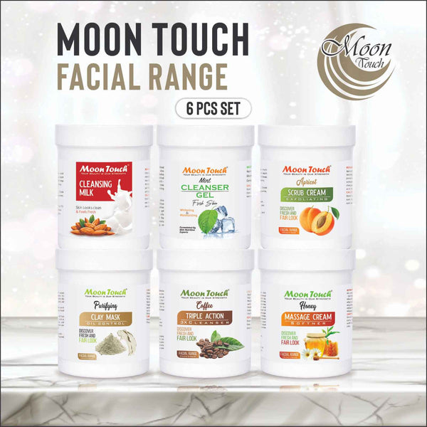 Moon Touch Facial Range 6Pcs - 500g | Best Quality Facial Kit