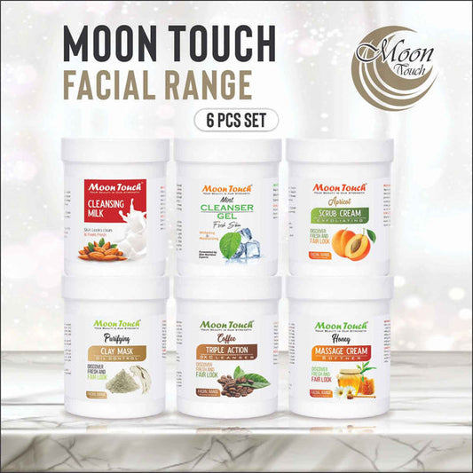 Moon Touch Facial Range 6Pcs - 500g | Best Quality Facial Kit
