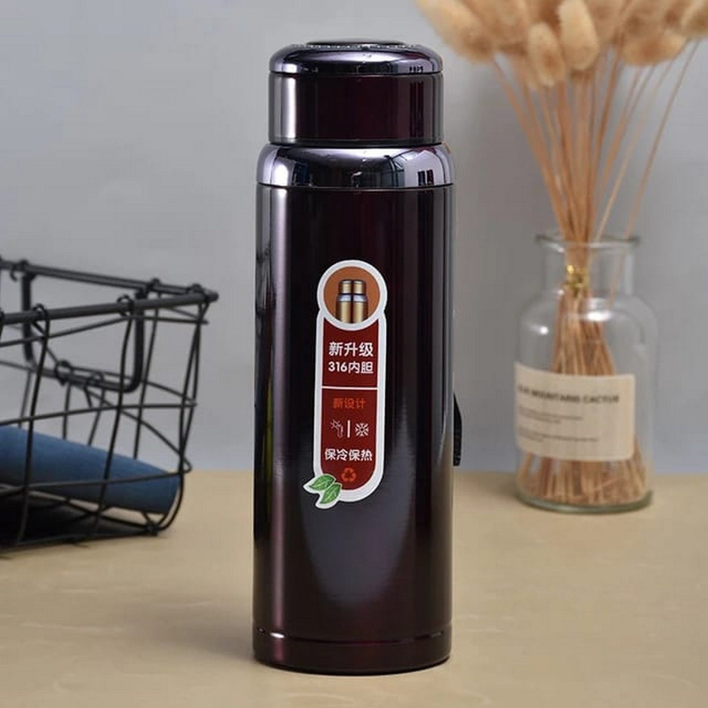 Stainless Steel Vacuum Thermos Flask Bottle 800ml (Random Colors)