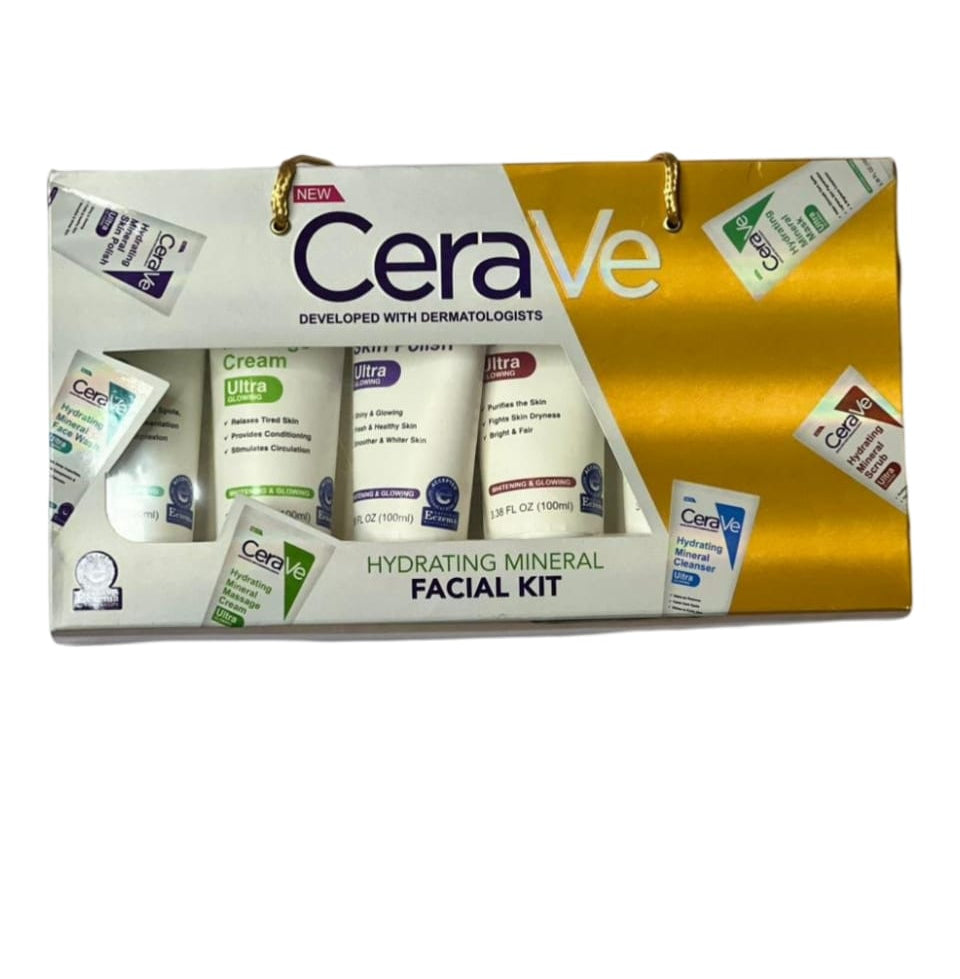 Pack of 6 CeraVe Hydrating Mineral Facial Kit | Best Quality Hydrating