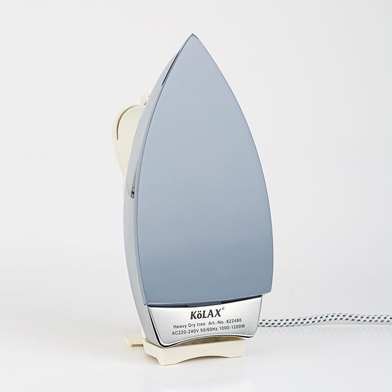 KoLAX Germany Heavy Dry Iron-822480 1000-1200W Precision Performance with Classic Strength