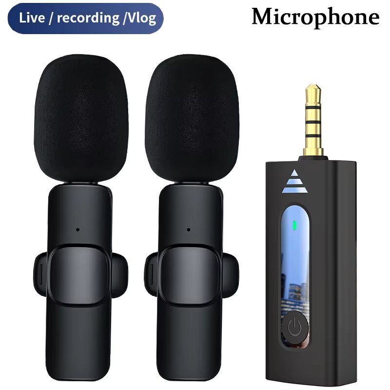 ULTIMATE K35 Professional Vlogging High Quality Collar Wireless Microphone