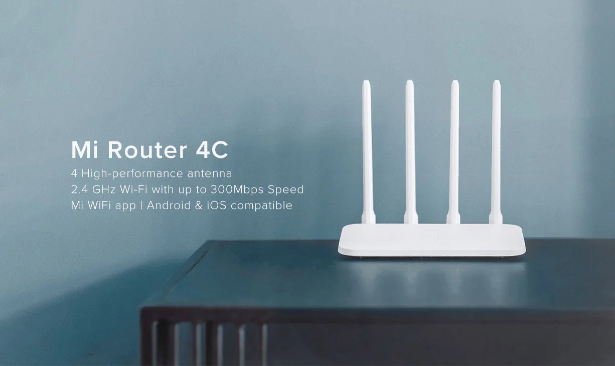 Xiaomi Mi 4c Router 300mbps Wifi Router 5dbi 2.4ghz 802.11a/B/G With Four
