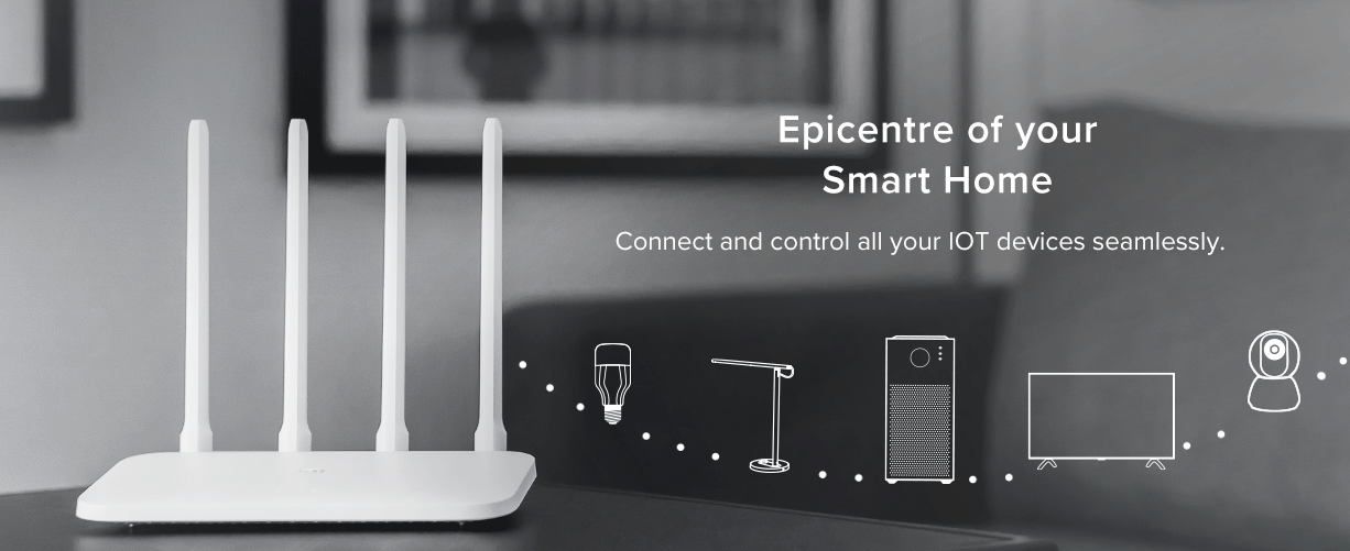 Xiaomi Mi 4c Router 300mbps Wifi Router 5dbi 2.4ghz 802.11a/B/G With Four