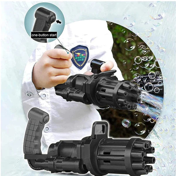 Automatic Bubble Gun For Kids | Water Gatling Play Gun for Boys