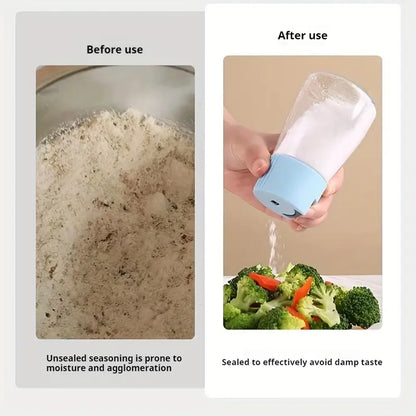 Sealed Seasoning quantitative Bottle salt pepper condiment Dispenser Glass Spice Jar |