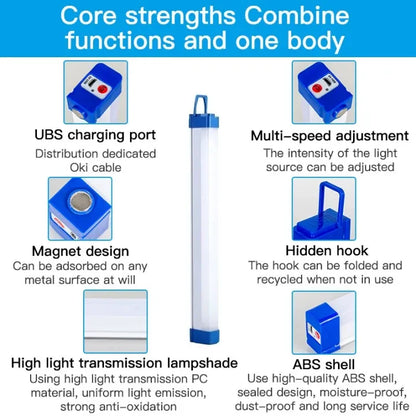 Multi-function Outdoor Camping Light | LED Rechargeable Emergency light - 30 W