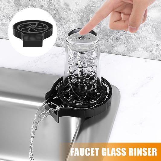 High Pressure Faucet Glass Rinser Automatic Cup Washer Bar Kitchen Beer KTV