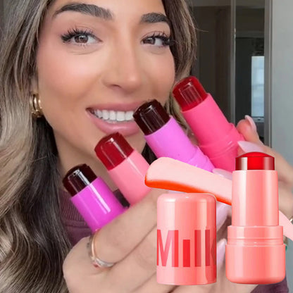 Pack 4 Milk Makeup Blush High Pigment Jelly Tint, Refreshing &amp; Hydrating