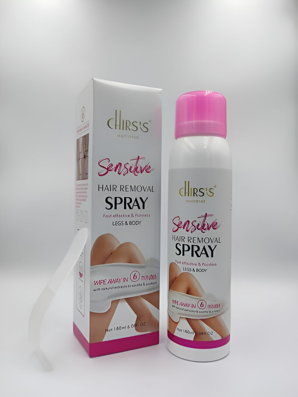 Chirs's Sensitive Hair Removal Spray | Fast Effective &amp; Painless Chriss Hair