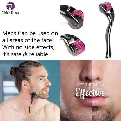 Derma Roller (0.5 size only) Titanium Micro Needles for Beard Growth and