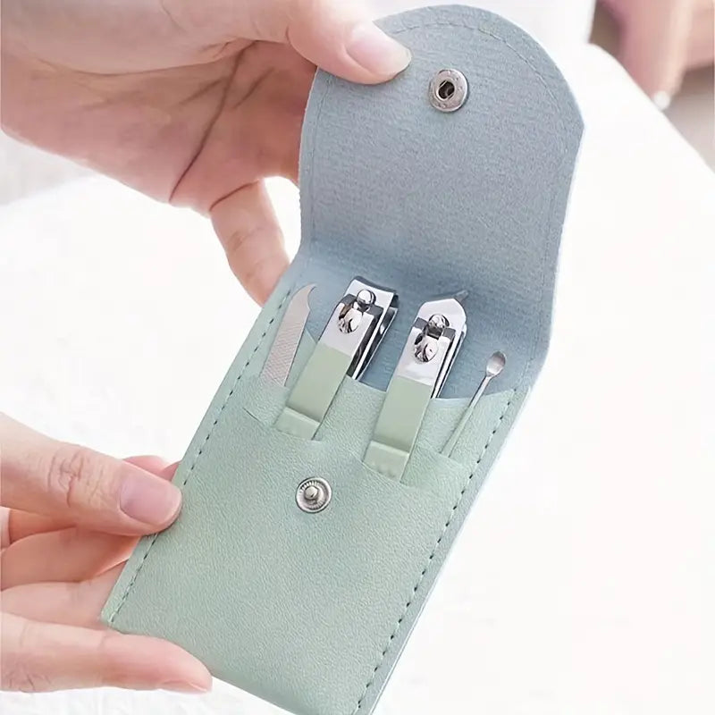 4 in 1 Professional Manicure Set 4-Piece Stainless Steel Nail Care Kit