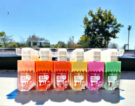 Pack of 06 - Crazy Girl Ice Cream Matte Lipgloss |