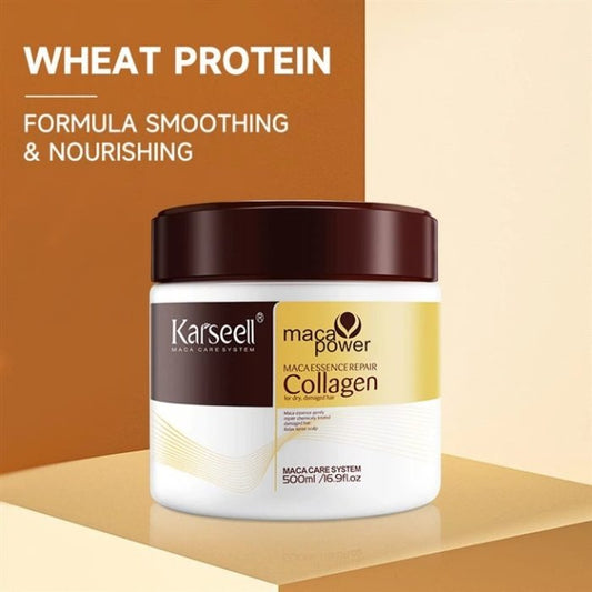 Karseell Collagen Maca Hair Treatment Deep Repair Conditioning Hair Mask Argan Oil