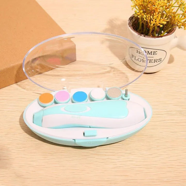 Baby electric nail clipper nail cutter manicure &amp; Pedicure 0m+(Random color)