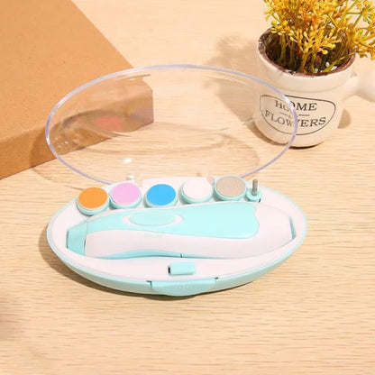 Baby electric nail clipper nail cutter manicure &amp; Pedicure 0m+(Random color)
