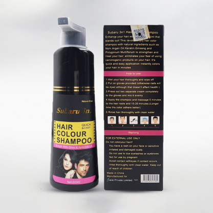 Subaru Dark Brown Hair Color Shampoo | Hair Color Shampoo For Men