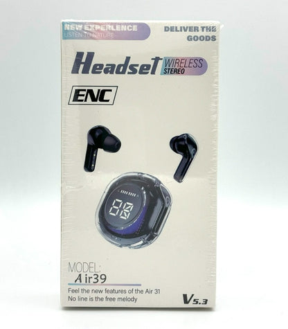Air39 Wireless Earbuds | Bluetooth 5.3 | Clear Sound | Heavy Bass