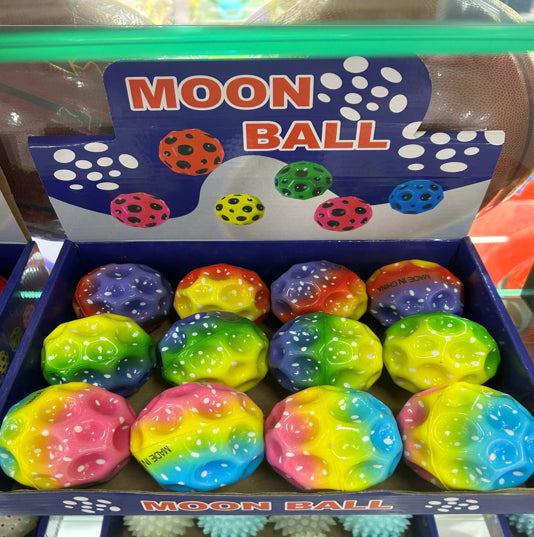 1 Pc of Super High Bouncing Colorful Space Moon Ball (random color)