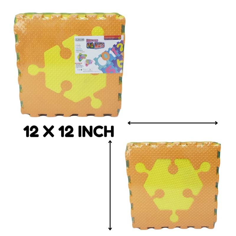 Multi colour Puzzle Tiles 1ft - EVA foam puzzle mat suitable for