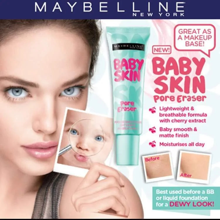 Maybelline Baby Skin Instant Pore Eraser Primer Matte And Poreless Primer, 30