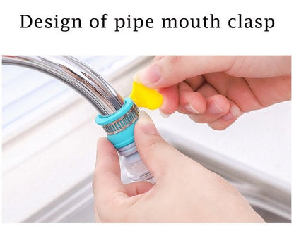 Adjustable Rotating Faucet Anti-splash Water-saving Valve Filter Tap Kitchen Device Head Swivel