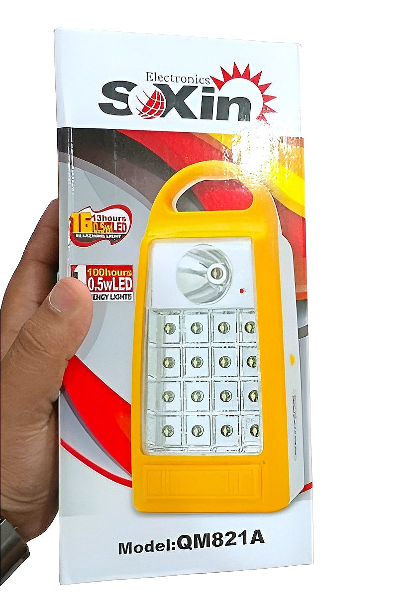 Multifunction Rechargeable Emergency Light (QM821A) (Random color)