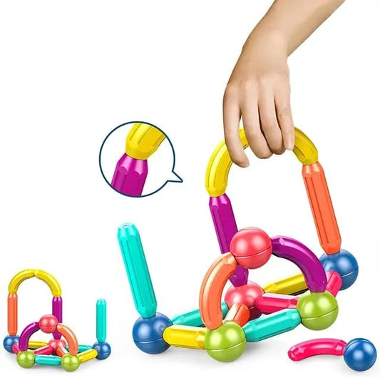 Magnetic Rods Toy - Magnetic Stick Building Blocks Magnetic Blocks for kids