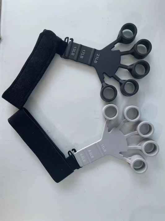 Finger Exerciser - Gripster Strengthener Finger Stretcher Hand Gripper Silicone Finger Grip