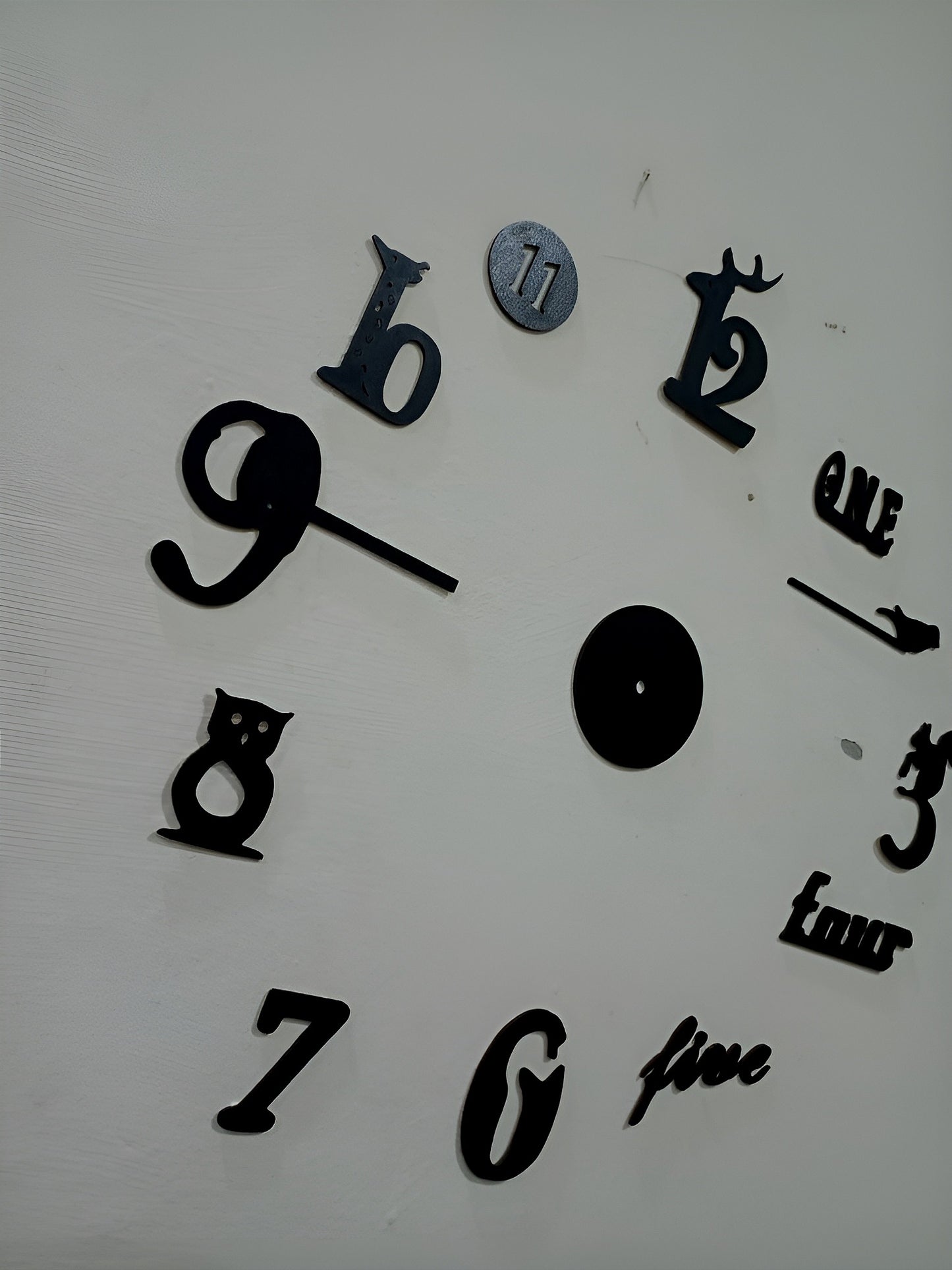 Decorative 3D Clock / DIY Clock Creative 3D Wooden wall clock for