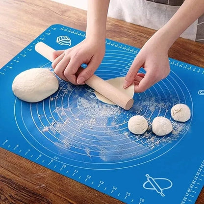 Silicone Baking Mat With Measurements Heat Resistant Cookie Sheet Oven Liner |