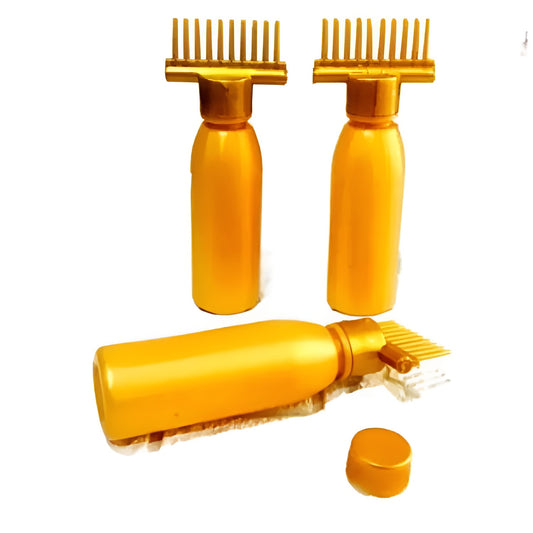 Hair Oil Applicator Bottle, Root oiling Comb bottle for Hair Coloring, Shampoo,