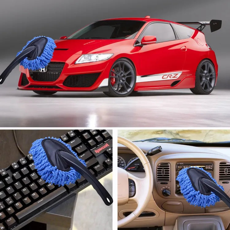 Car Wash Microfiber Cleaning Brush Car Collector Cleaning Dusts Mop Bristles Strong