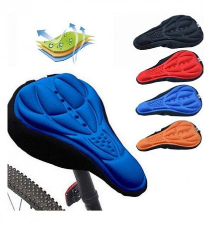 Bicycle Saddle Seat Cover Soft GEL Foam Pad Padded Breathable Non-slip