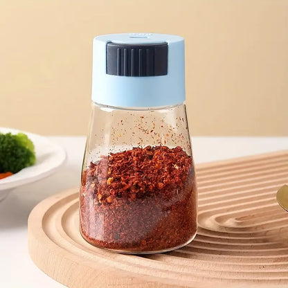 Sealed Seasoning quantitative Bottle salt pepper condiment Dispenser Glass Spice Jar |