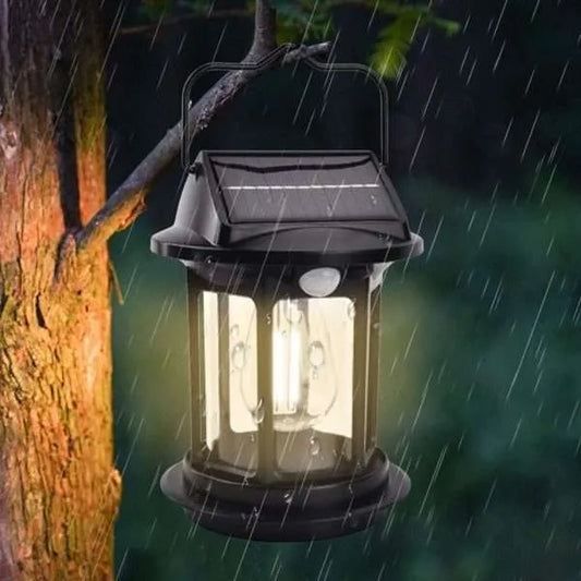 JD 7801 Solar Lantern with USB Charging Port Portable, Eco-Friendly Outdoor Lamp